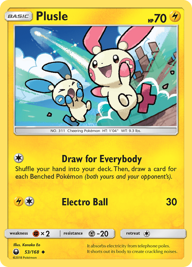 Plusle — Celestial Storm #53