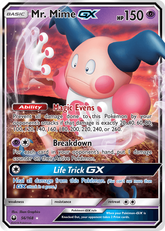 Mr. Mime-GX — Celestial Storm #56