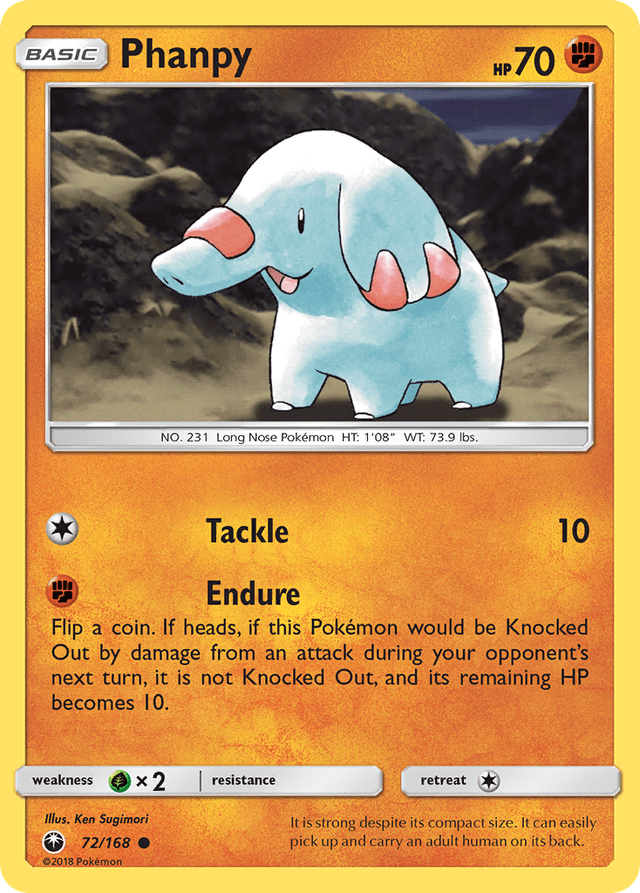 Phanpy — Celestial Storm #72