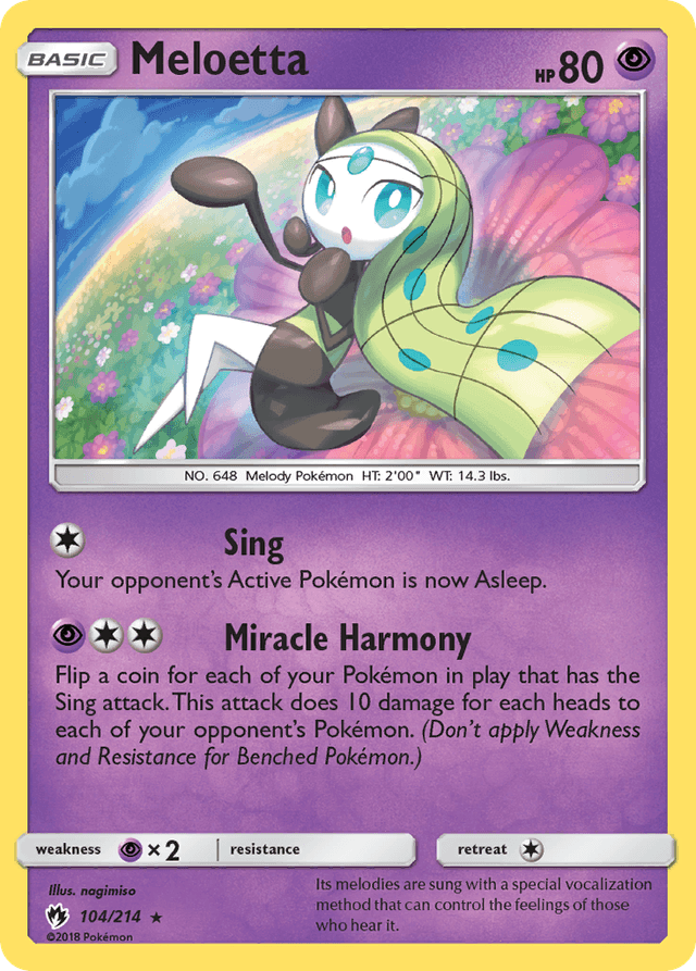 Meloetta — Lost Thunder #104