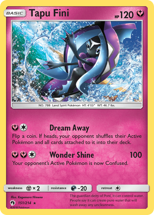 Tapu Fini — Lost Thunder #151