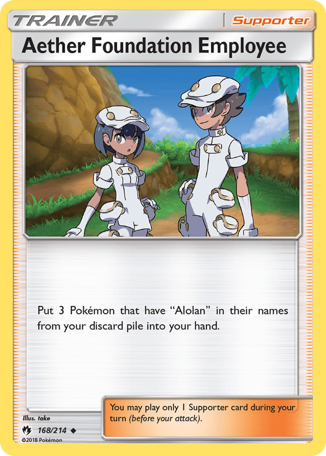 Aether Foundation Employee — Lost Thunder #168