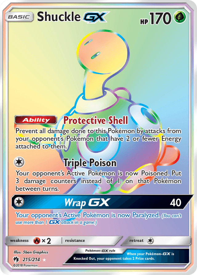 Shuckle-GX — Lost Thunder #215