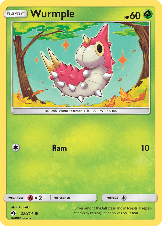 Wurmple — Lost Thunder #23