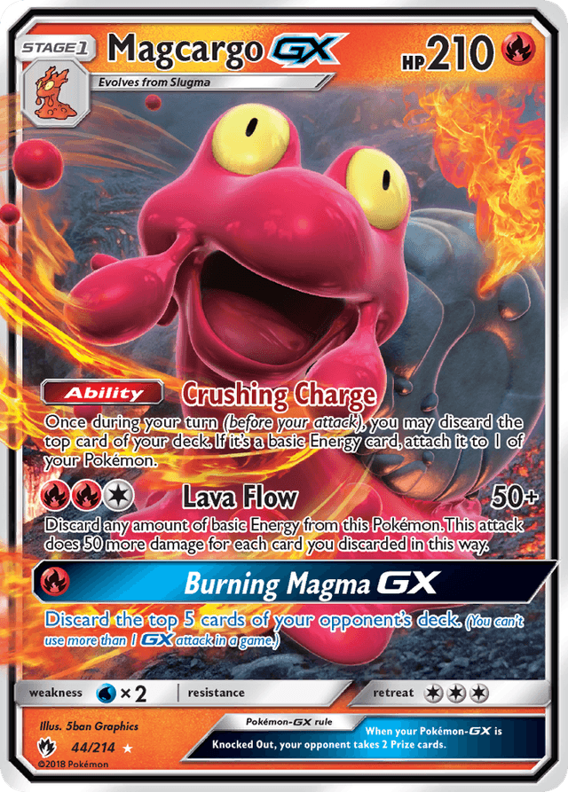 Magcargo-GX — Lost Thunder #44