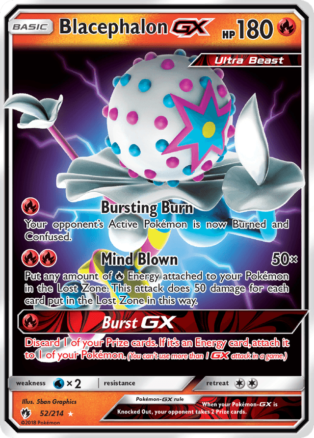 Blacephalon-GX — Lost Thunder #52