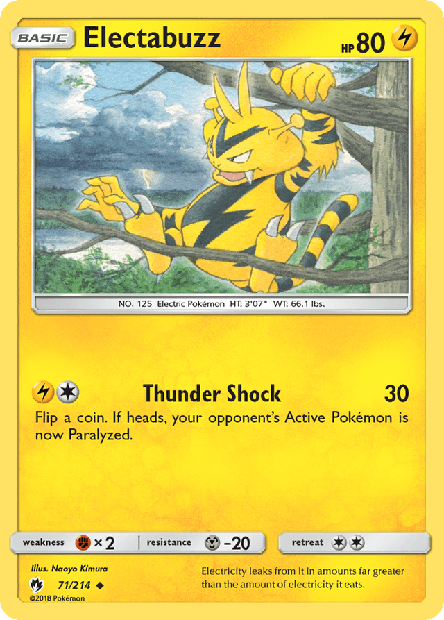 Electabuzz — Lost Thunder #71