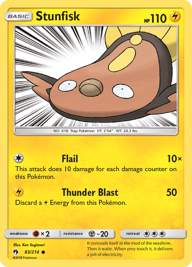 Stunfisk — Lost Thunder #83