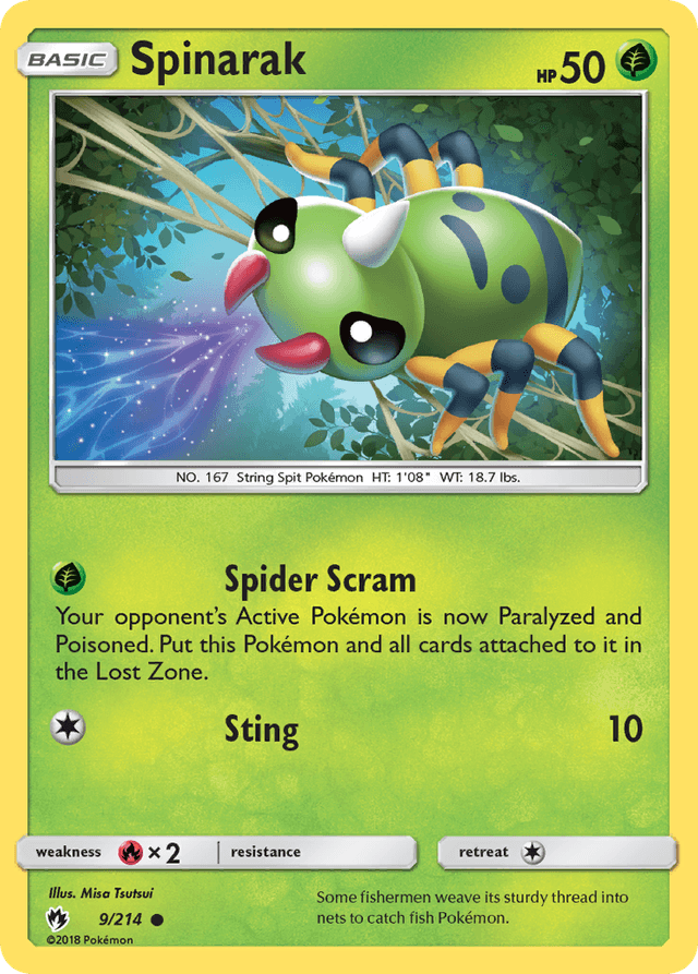 Spinarak — Lost Thunder #9