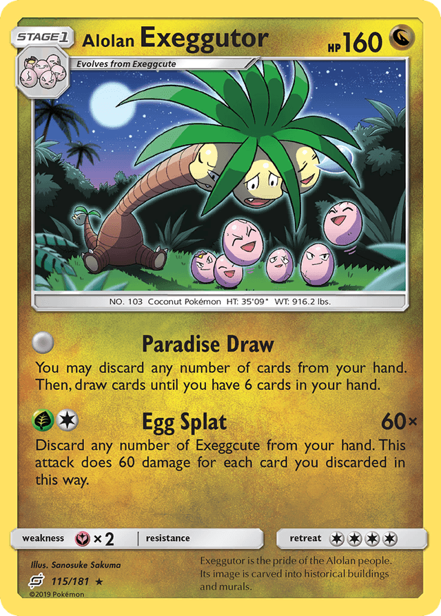 Alolan Exeggutor — Team Up #115