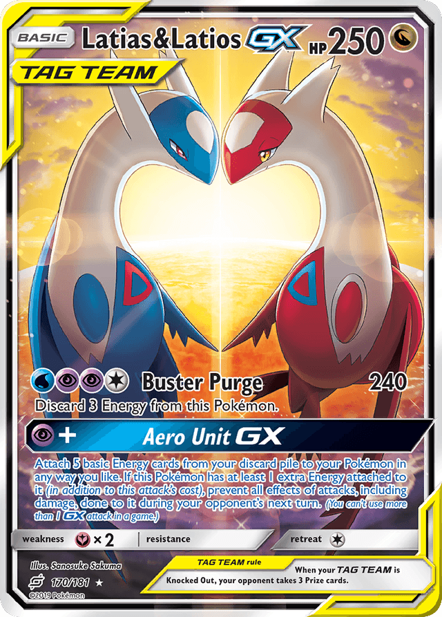 Latias & Latios-GX — Team Up #170