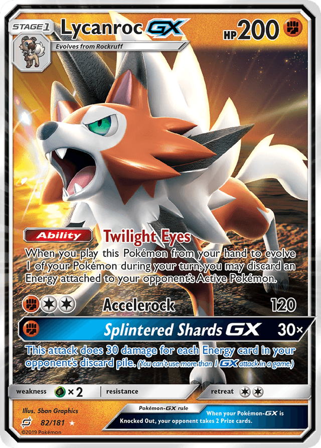 Lycanroc-GX — Team Up #82