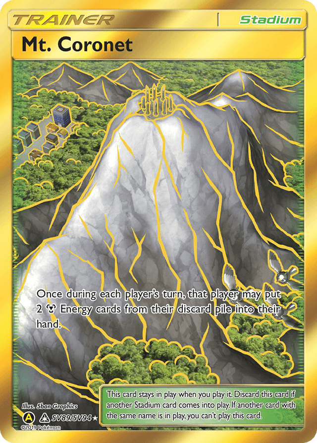 Mt. Coronet — Hidden Fates Shiny Vault #SV89