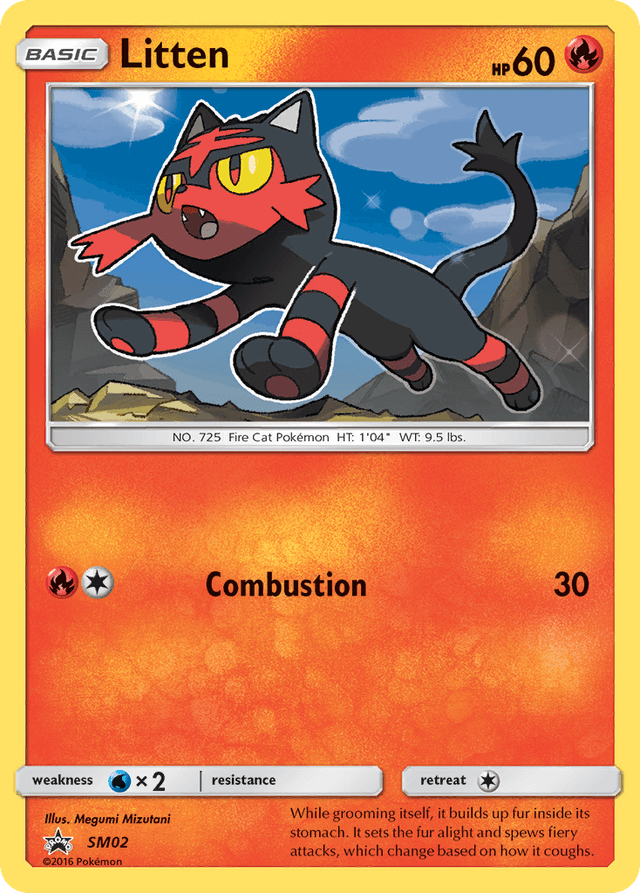 Litten — SM Black Star Promos #SM02