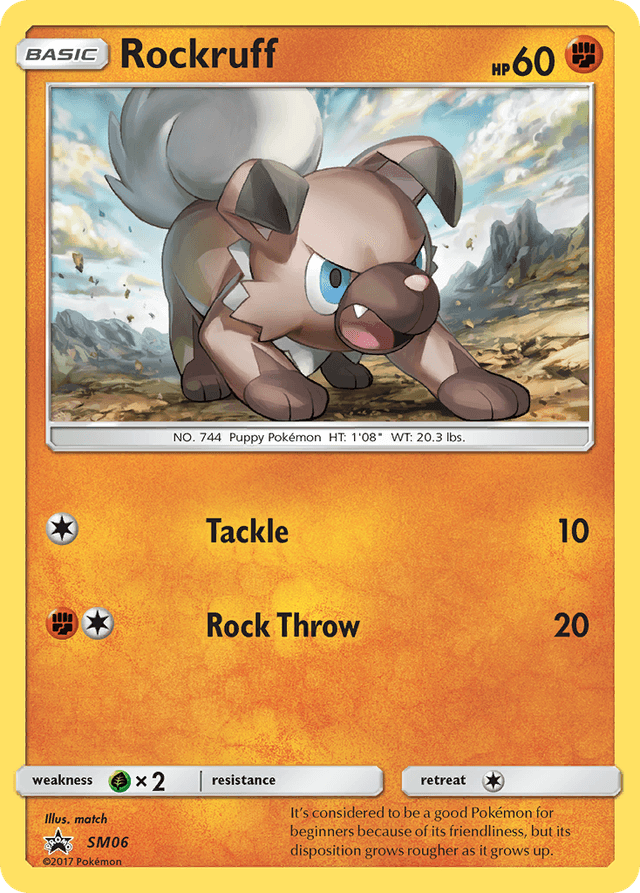 Rockruff — SM Black Star Promos #SM06