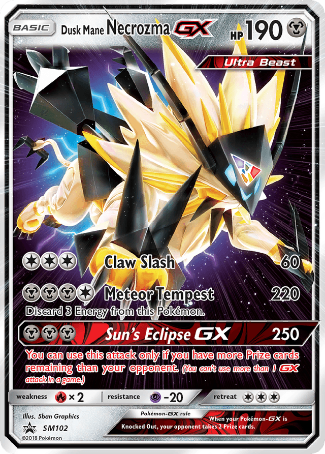 Dusk Mane Necrozma-GX — SM Black Star Promos #SM102