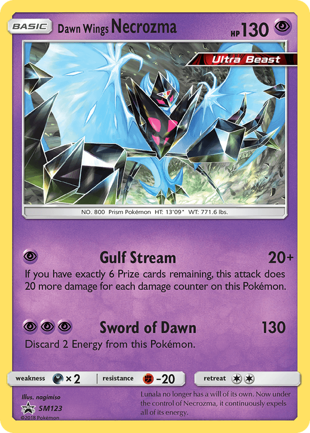Dawn Wings Necrozma — SM Black Star Promos #SM123