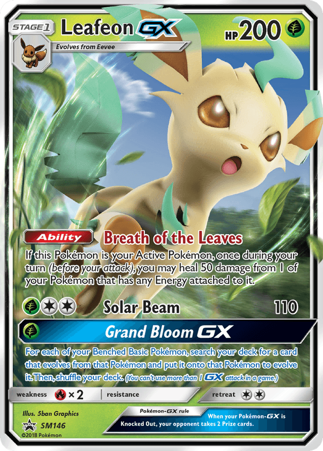 Leafeon-GX — SM Black Star Promos #SM146