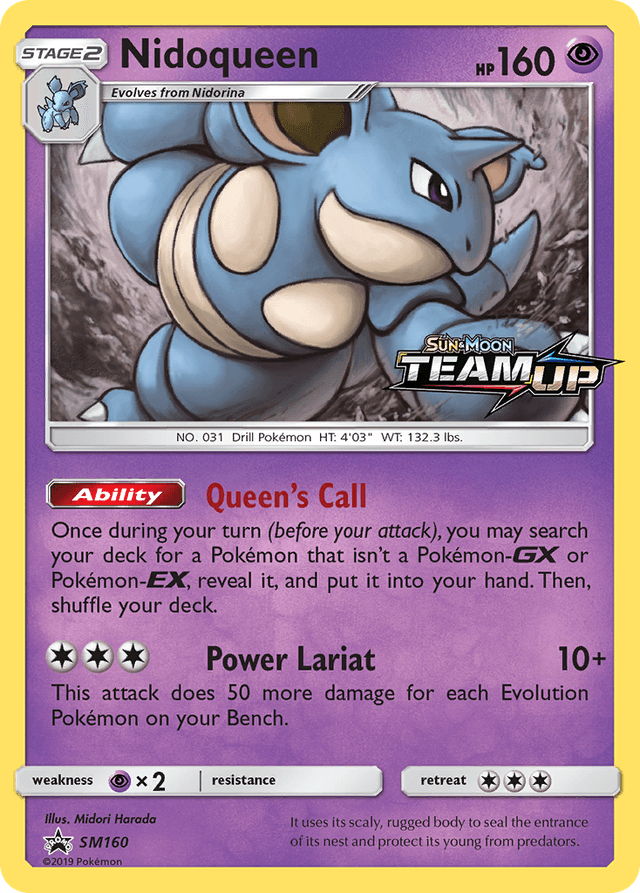 Nidoqueen — SM Black Star Promos #SM160