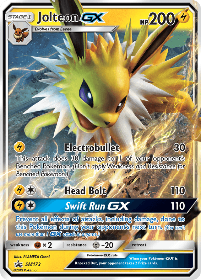 Jolteon-GX — SM Black Star Promos #SM173