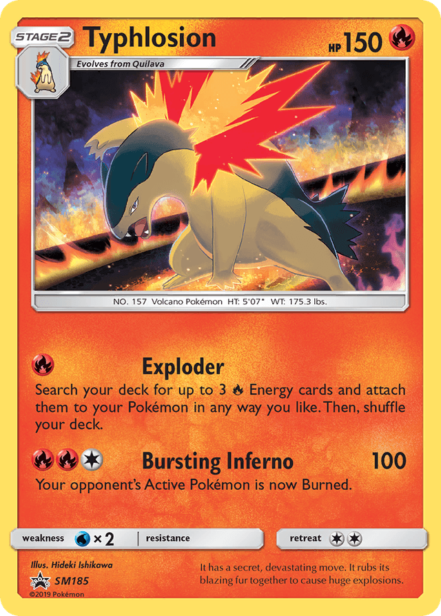 Typhlosion — SM Black Star Promos #SM185