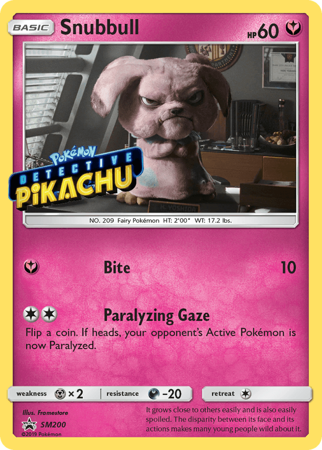 Snubbull — SM Black Star Promos #SM200