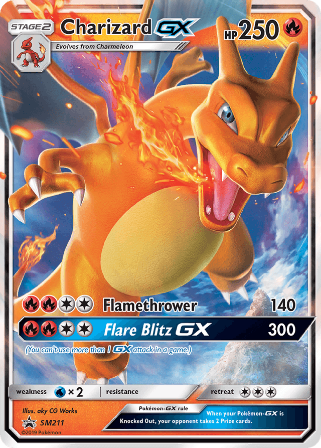 Charizard-GX — SM Black Star Promos #SM211