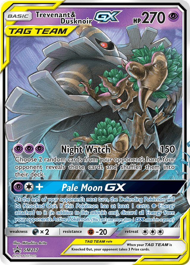 Trevenant & Dusknoir-GX — SM Black Star Promos #SM217