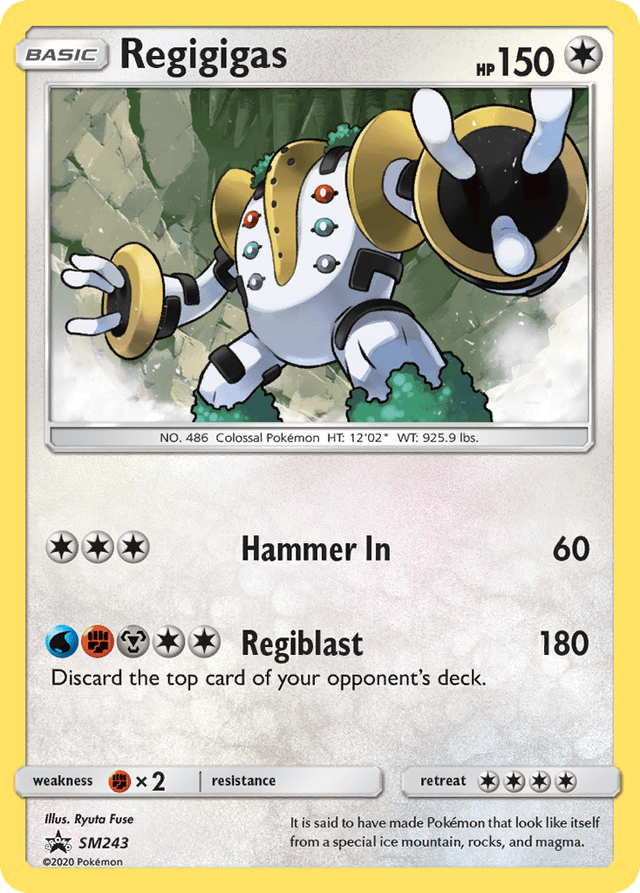 Regigigas — SM Black Star Promos #SM243