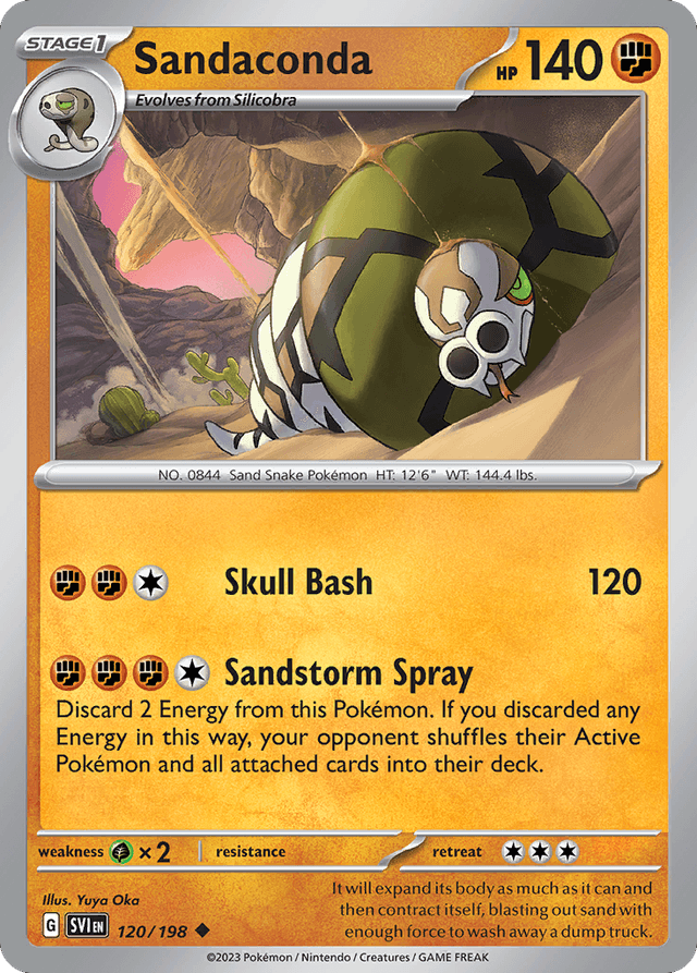 Sandaconda — Scarlet & Violet #120