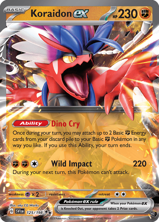 Koraidon ex — Scarlet & Violet #125