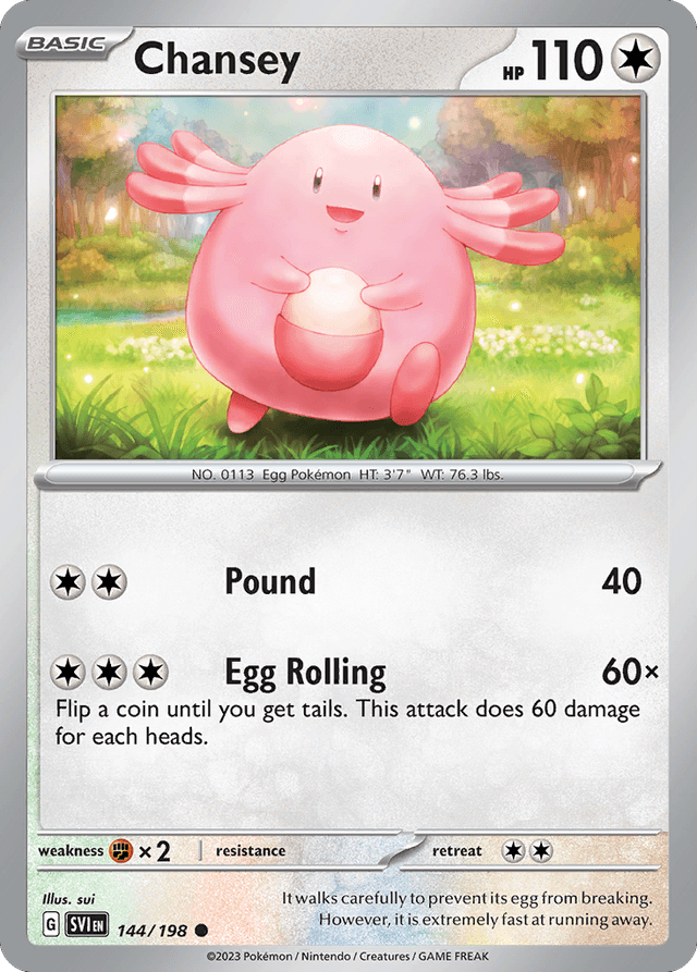 Chansey — Scarlet & Violet #144
