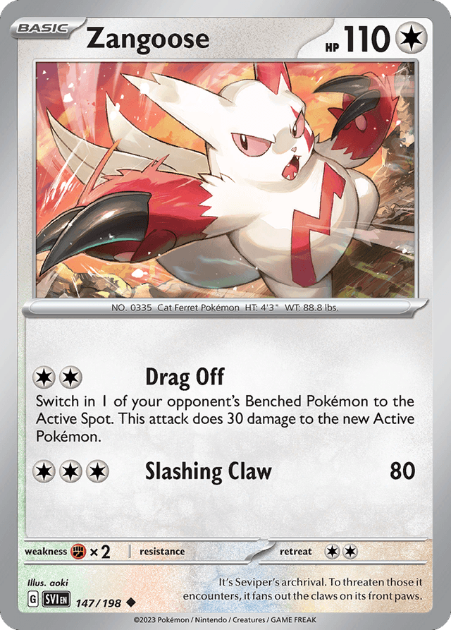 Zangoose — Scarlet & Violet #147