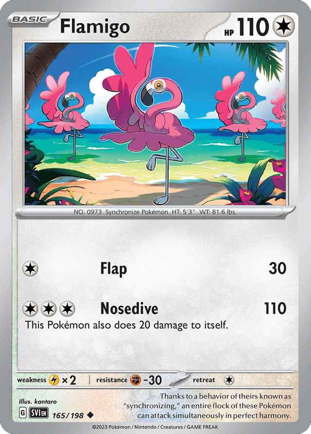 Flamigo — Scarlet & Violet #165