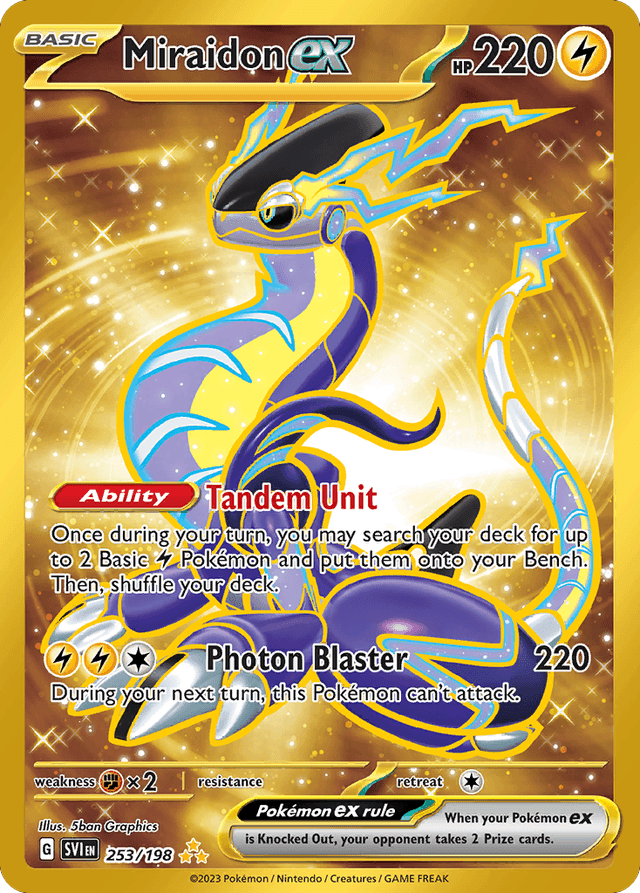 Miraidon ex — Scarlet & Violet #253