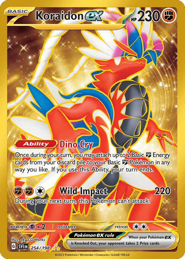 Koraidon ex — Scarlet & Violet #254