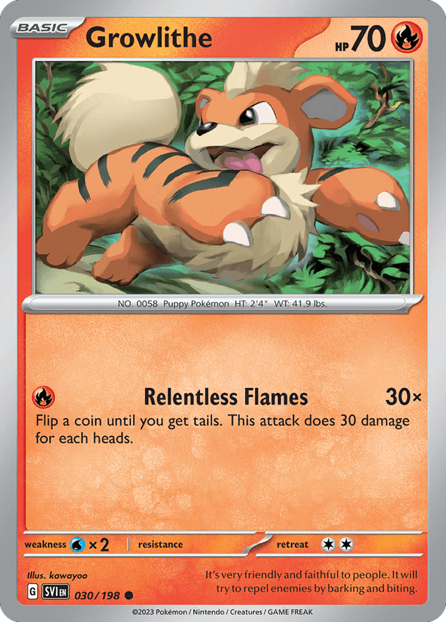 Growlithe — Scarlet & Violet #30