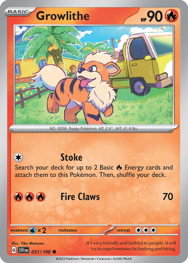 Growlithe — Scarlet & Violet #31