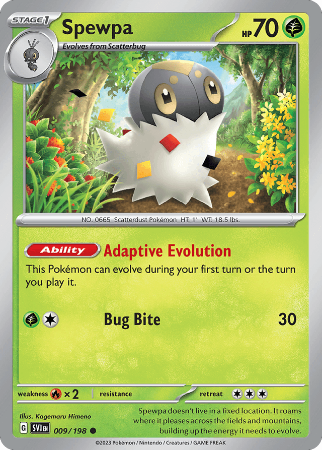Spewpa — Scarlet & Violet #9