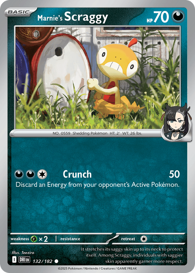Marnie's Scraggy — Destined Rivals #132