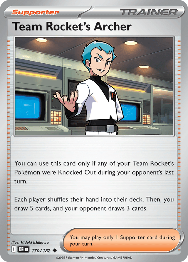 Team Rocket's Archer — Destined Rivals #170