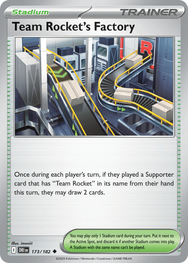 Team Rocket's Factory — Destined Rivals #173