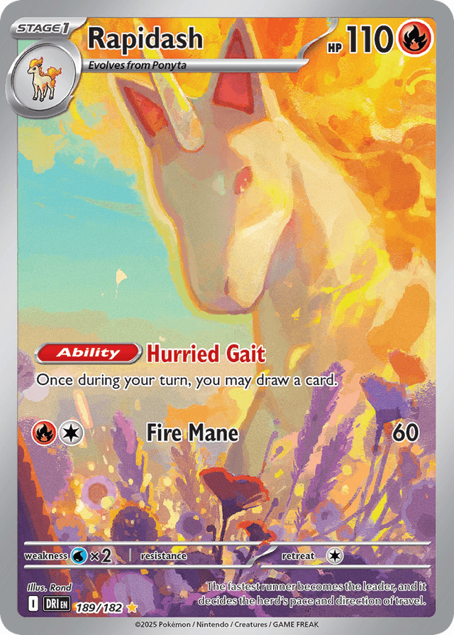 Rapidash — Destined Rivals #189