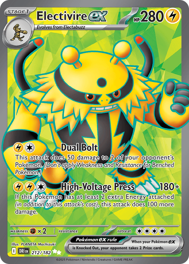 Electivire ex — Destined Rivals #212