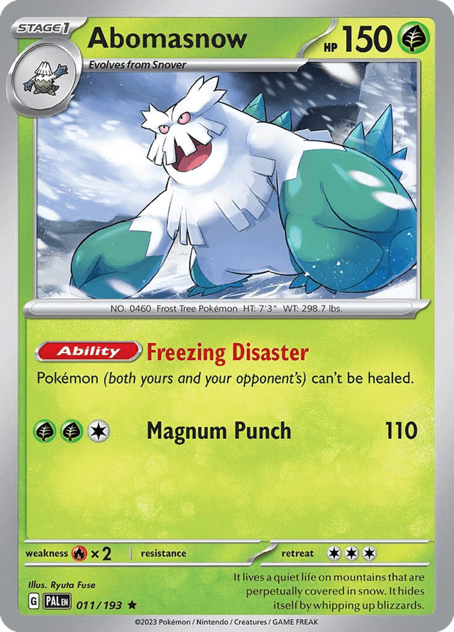 Abomasnow — Paldea Evolved #11