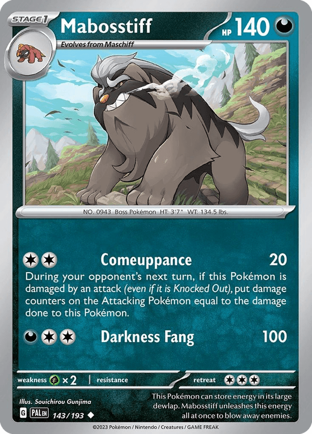 Mabosstiff — Paldea Evolved #143