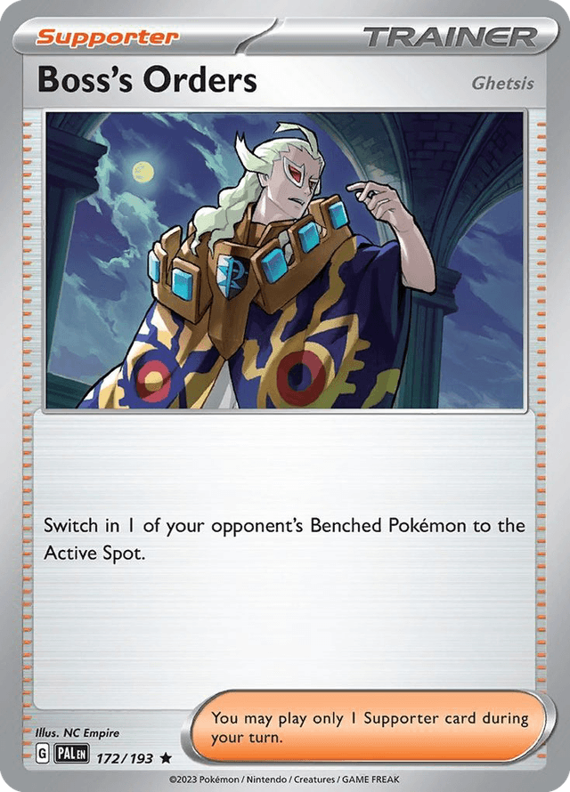Boss's Orders (Ghetsis) — Paldea Evolved #172