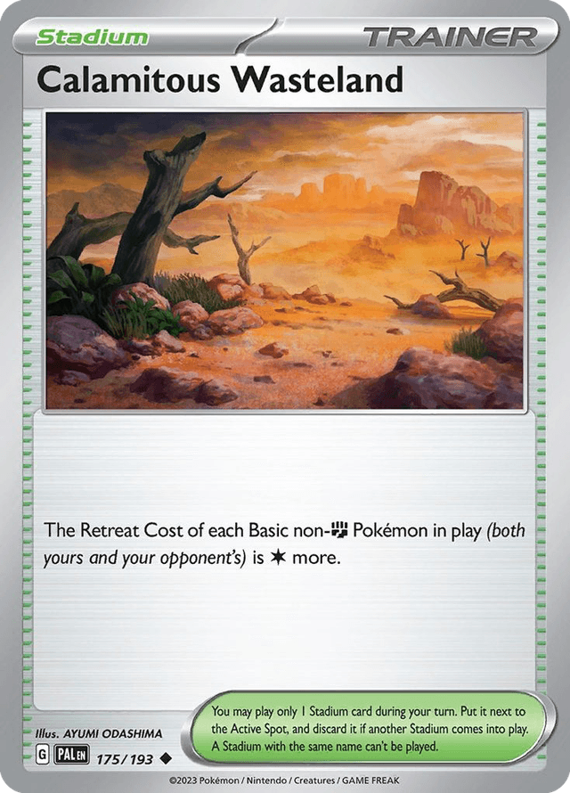Calamitous Wasteland — Paldea Evolved #175