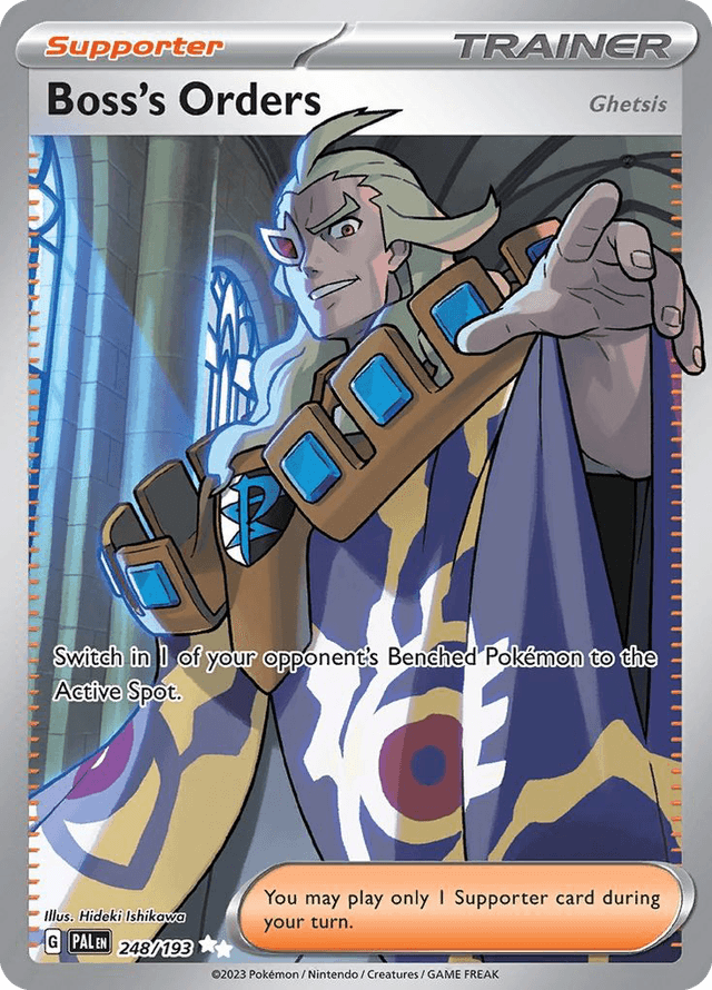 Boss's Orders (Ghetsis) — Paldea Evolved #248