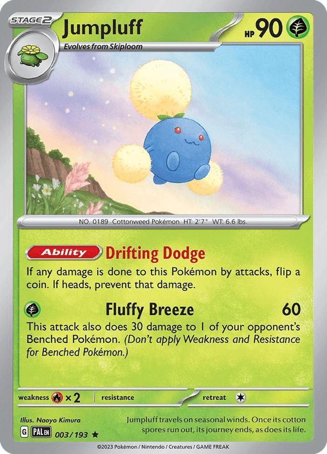 Jumpluff — Paldea Evolved #3
